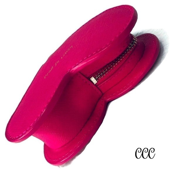 Kate Spade Heart of Gold Red Pink Coin Bag - Picture 6 of 16